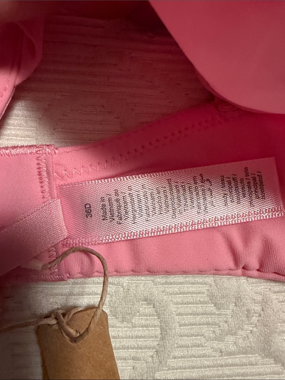 SKIMS fit everybody lace unlined Demi bra and lace dipped thong. NWT 36D and Med - Picture 6 of 8